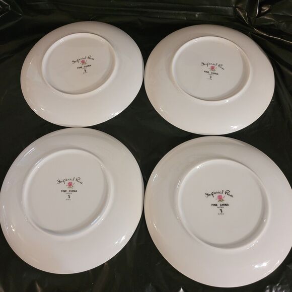 imperial rose fine china 6702 Set Of 4 bread/dessert Plates 6.5" - Picture 6 of 7